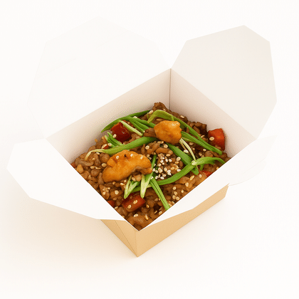 Тяхан с курицей