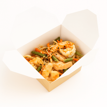 Удон с морепродуктами