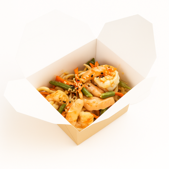 Удон с морепродуктами