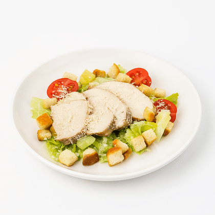 Салат Цезарь с курицей