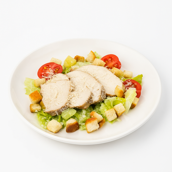 Салат Цезарь с курицей