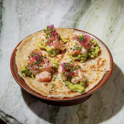 Роти, лосось спайси