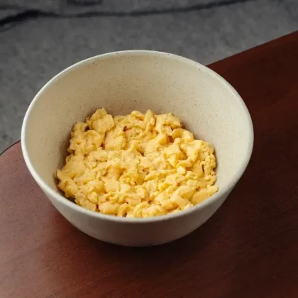 Скрембл из трёх яиц