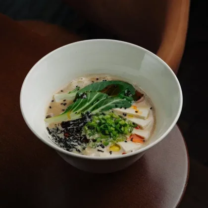 Рамен с тофу и грибами