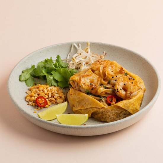 Лапша Пад Тай с креветками