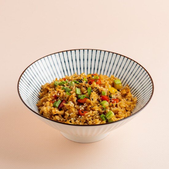 Вок Рис с овощами