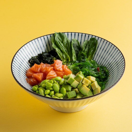 Поке боул с лососем