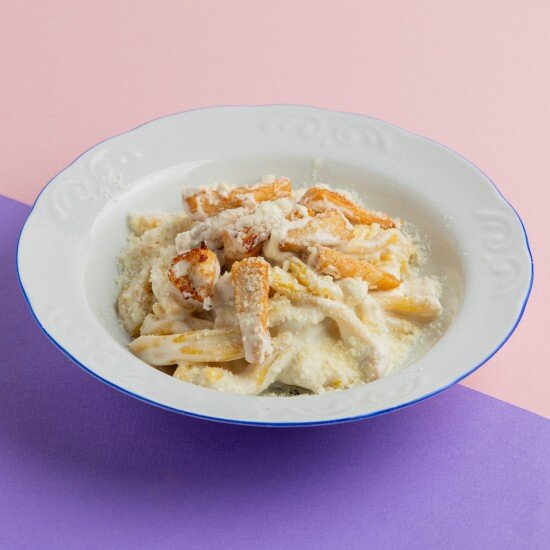 Паста с куриным филе