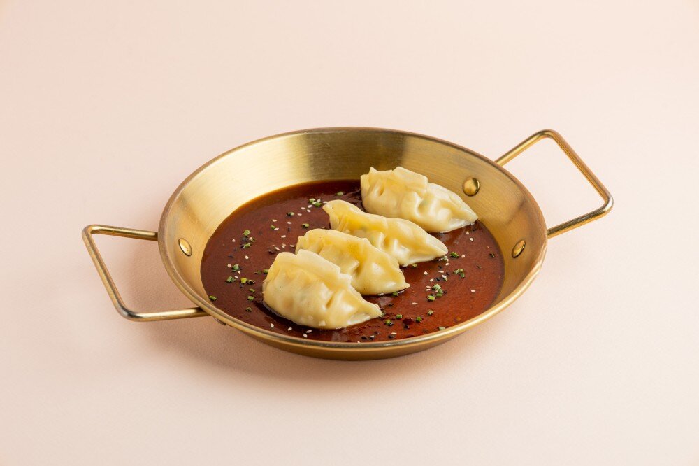Гедза с курицей на пару 4шт
