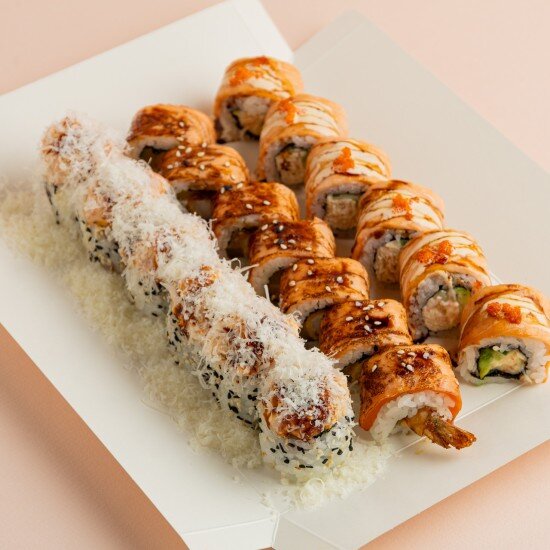 Горячий лосось