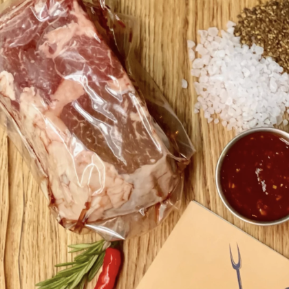 Большой стейк Рибай BBQ