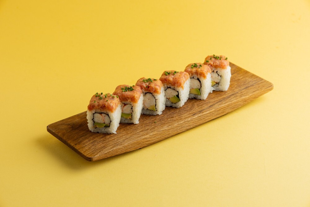 Ролл острый с тунцом и креветкой