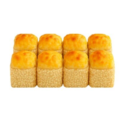 Запеченный ролл в кунжуте с креветкой