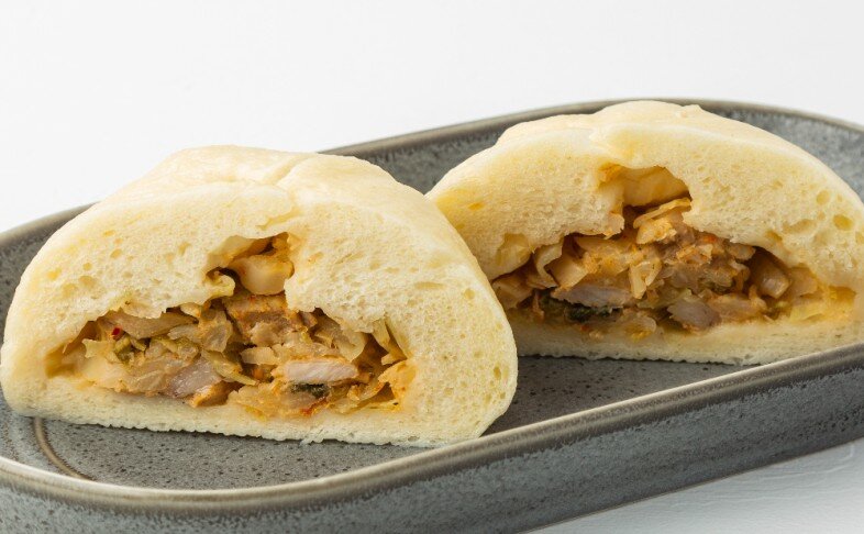 Пян-се со свининой и кимчи