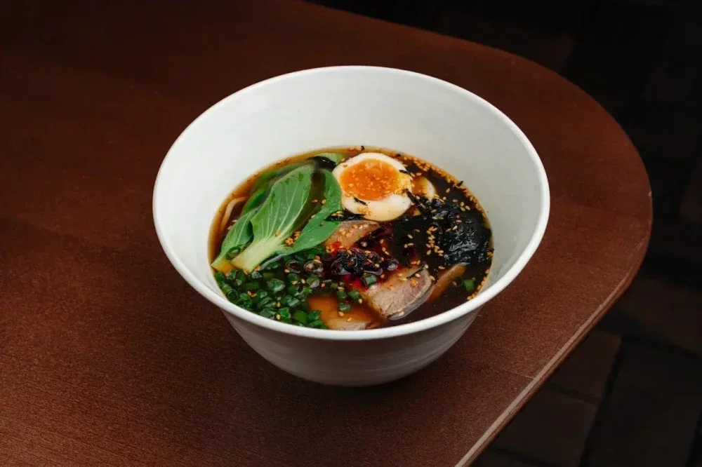 Рамен шою с говядиной