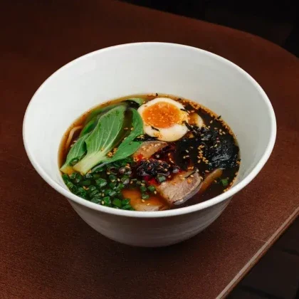 Рамен шою с говядиной