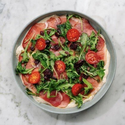 Салат с вяленой уткой