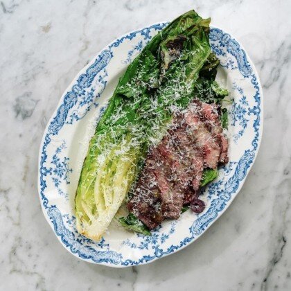 Жареный ромейн с фланком