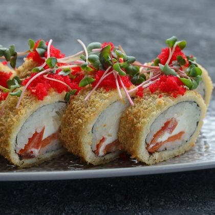 Сяке темпура