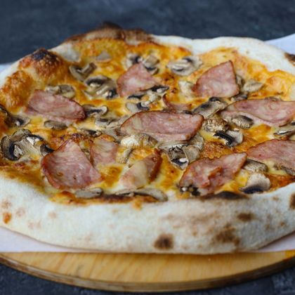 С ветчиной и грибами МИНИ пицца