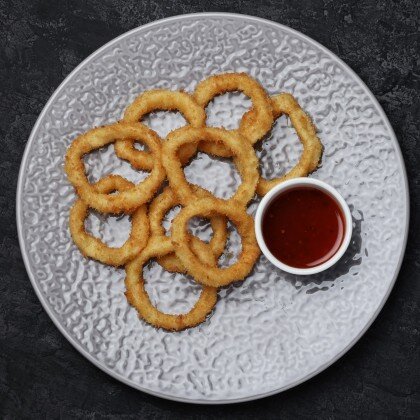 Кальмар кольца в панировке