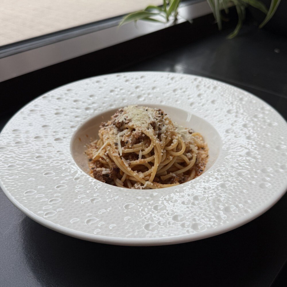 Спагетти с диким кабаном