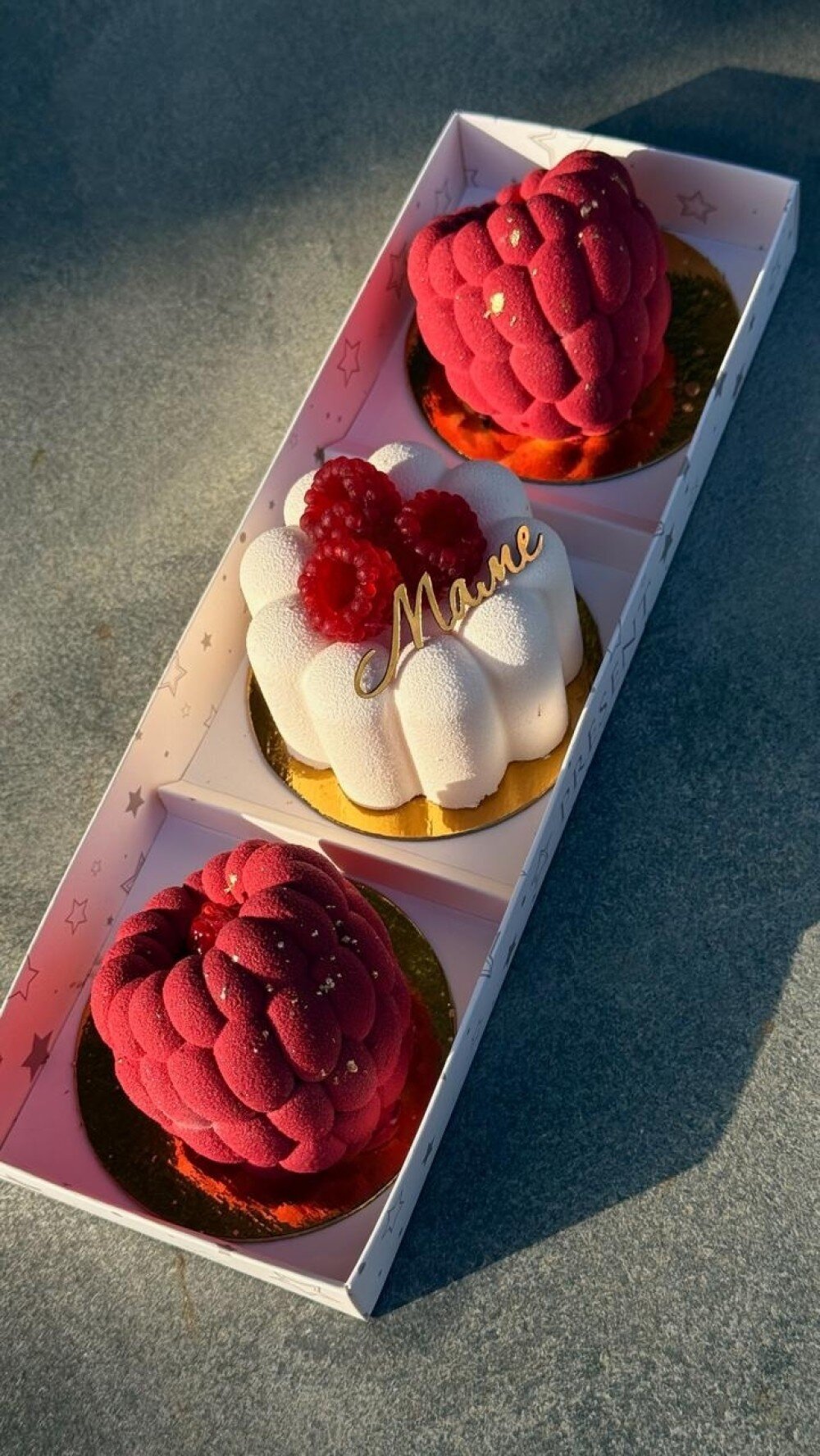 Набор "3 мусса с малинками"