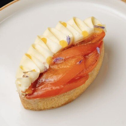 Тарталетка с хурмой