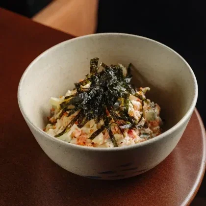 Оливье с  крабом