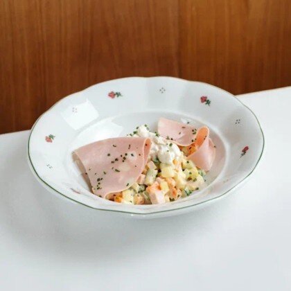 Оливье с мортаделлой из курицы 1кг