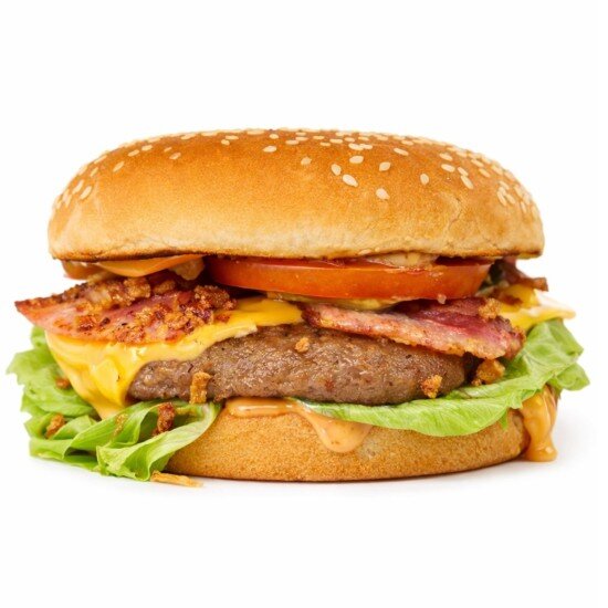 Биф бургер с беконом