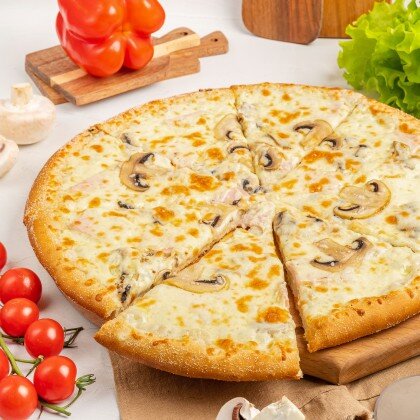 Ветчина с грибами