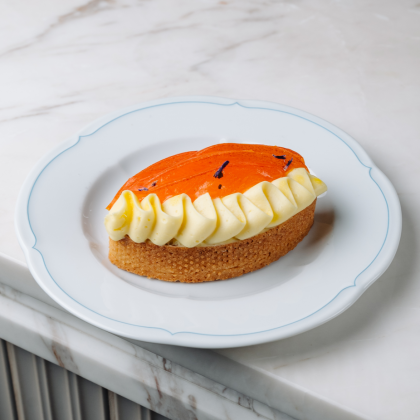 Тарталетка с хурмой