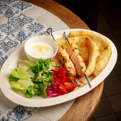 Сувлаки лосось