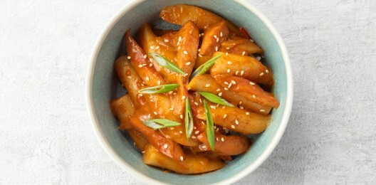 Ток поки с сыром и колбасками