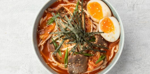 Кимчи рамен с говядиной