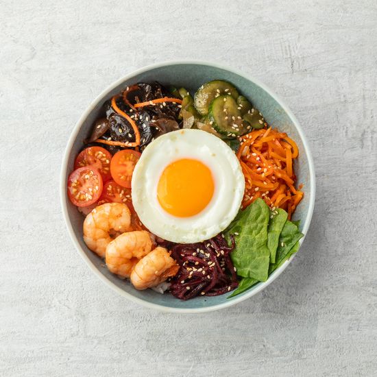 Пибимпаб с креветками