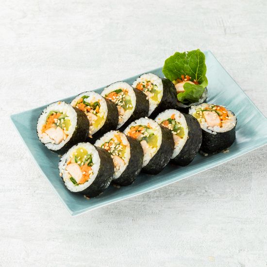 Кимпаб с сосиской