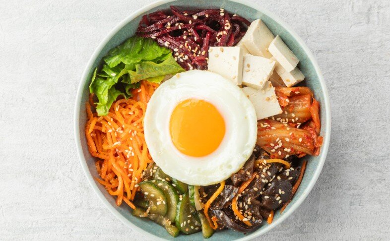 Пибимпаб с тофу