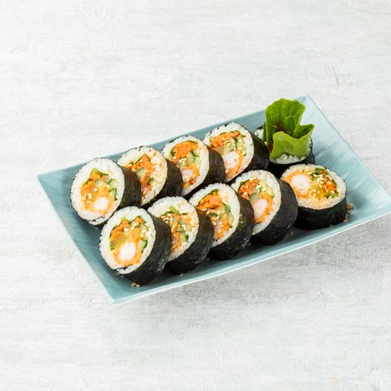 Кимпаб с креветками