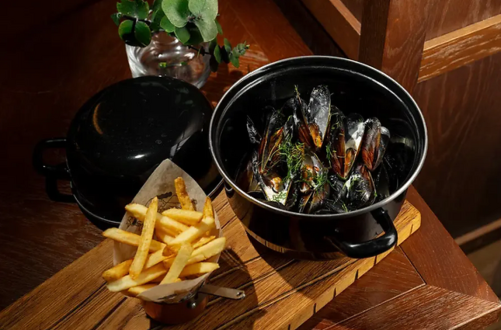 Мидии Чеснок-сливки 0,5кг