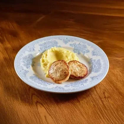 Куриные котлетки с картофельным пюре