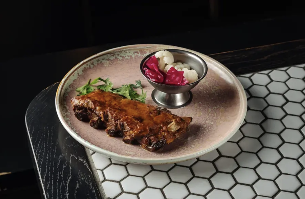 Свиные рёбра в соусе BBQ