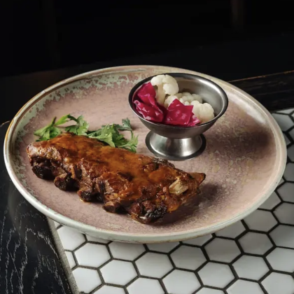 Свиные рёбра в соусе BBQ