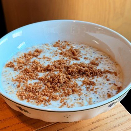 Овсяная каша с чиа