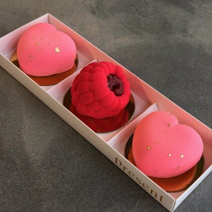 Набор "1 малинка+2 сердца"