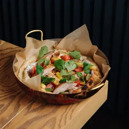 Гирос с цыпленком на гриле