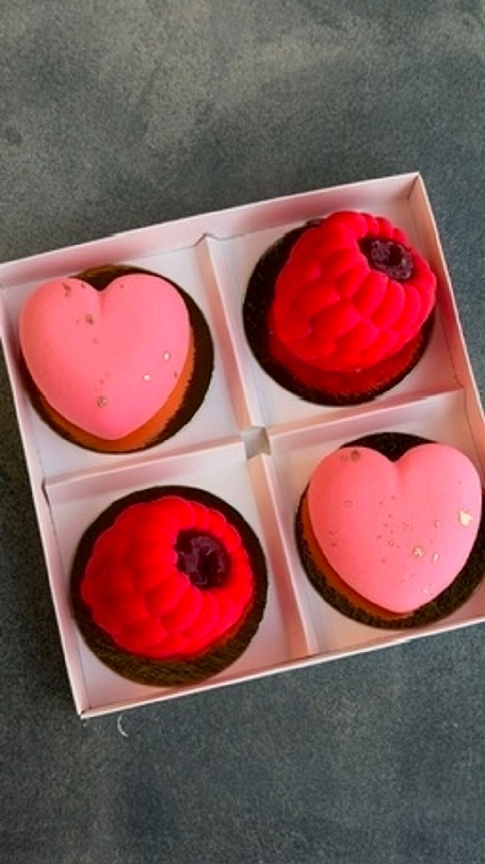 Набор "2 малинки+2 сердца"