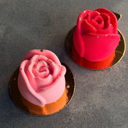 Муссовая роза (ваниль/малина)