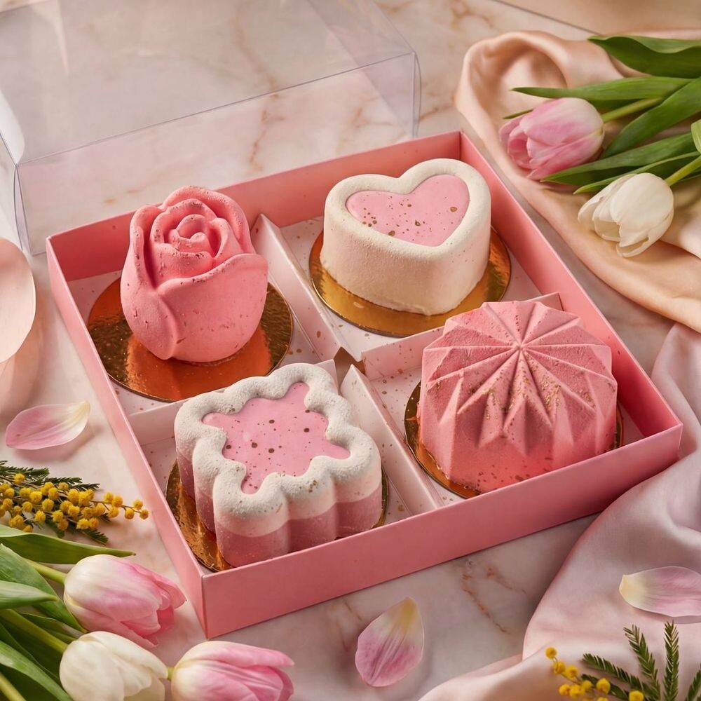 Набор "Нежность" (бело-розовый)